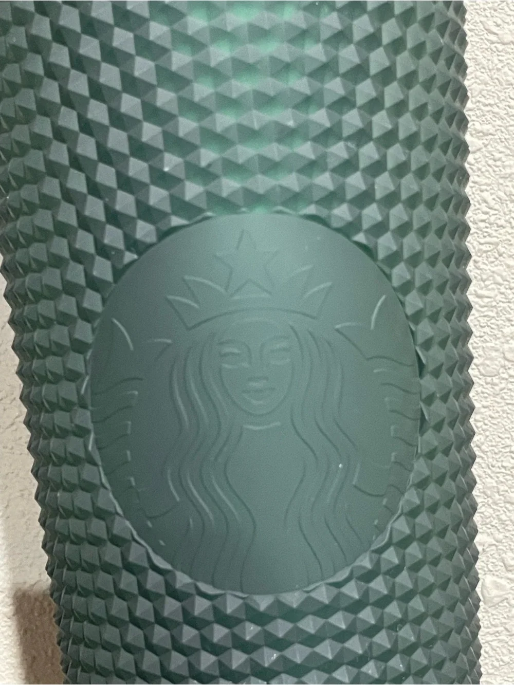 Starbucks Matte Forest Green Textured Tumbler with Straw